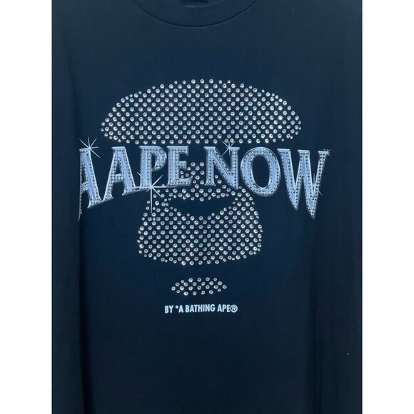 AAPE Crystal AAPE Head Tee Size 3X 100% Cotton Brand Patch - Picture 10 of 11